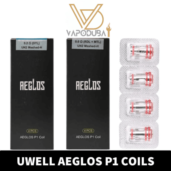 UWELL Aeglos P1 Replacement Coils (4 PCS) in Dubai, UAE