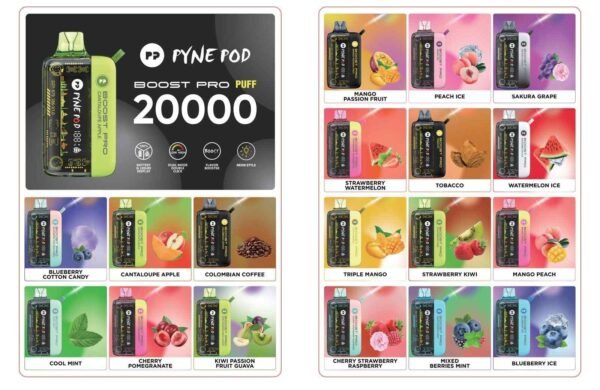PYNE POD Boost Pro 20000 Puffs 50MG Disposable Vape