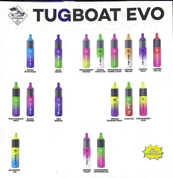 Tugboat Evo 4500 Puffs Dubai Vape Shop in dubai